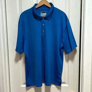 PGA Tour Men’s Blue Polo Golf Shirt Sz XL Collared Buttons